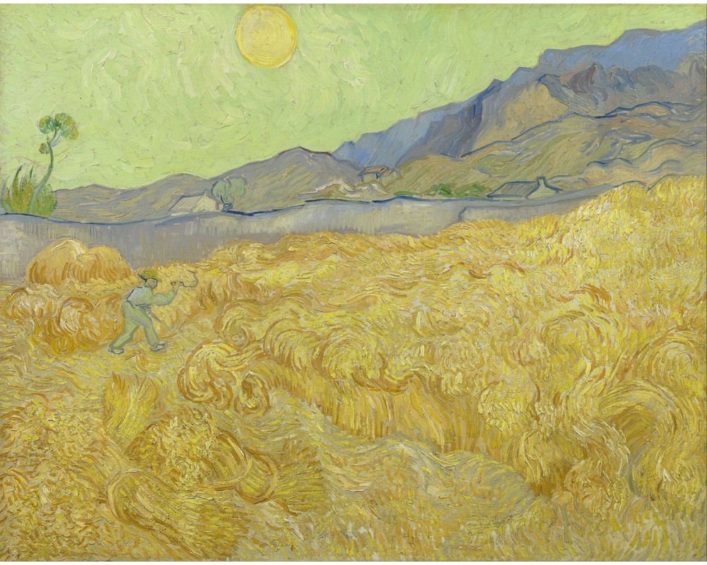 Wheat Field with Reaper