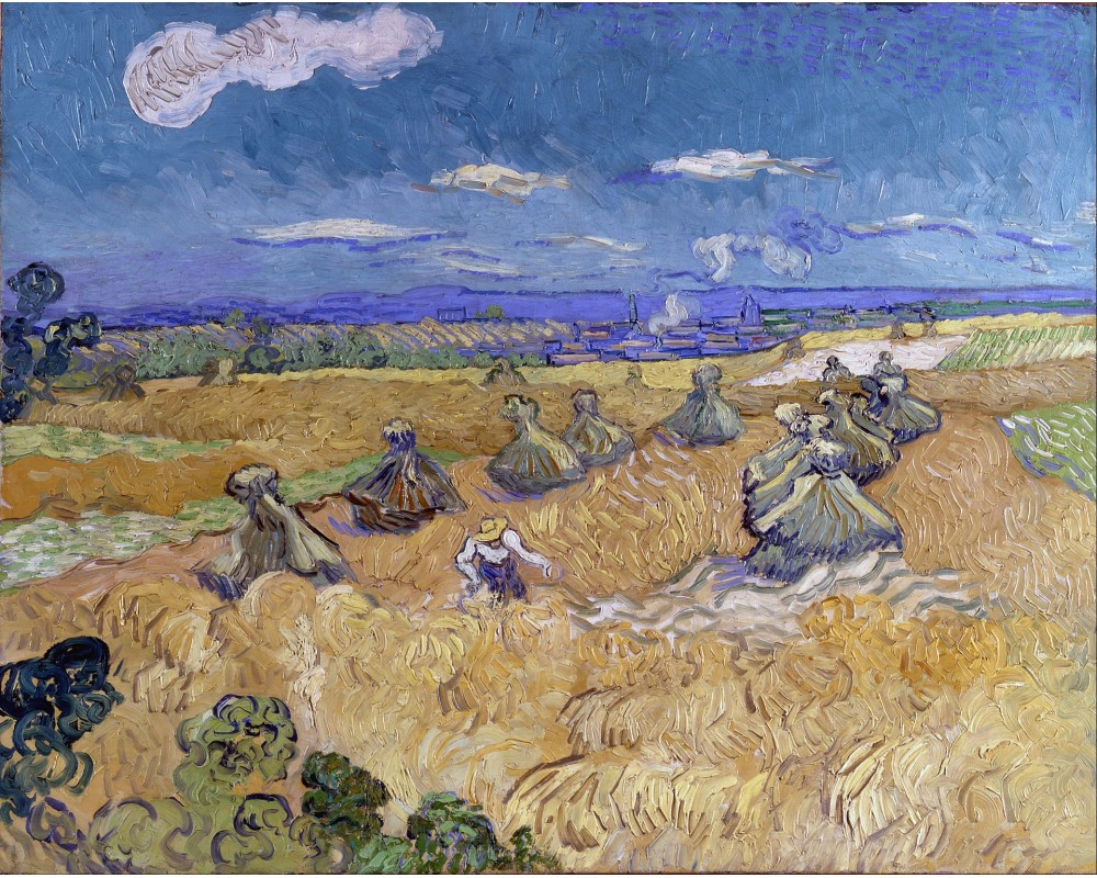 Wheat Field with Sheaves and Reaper