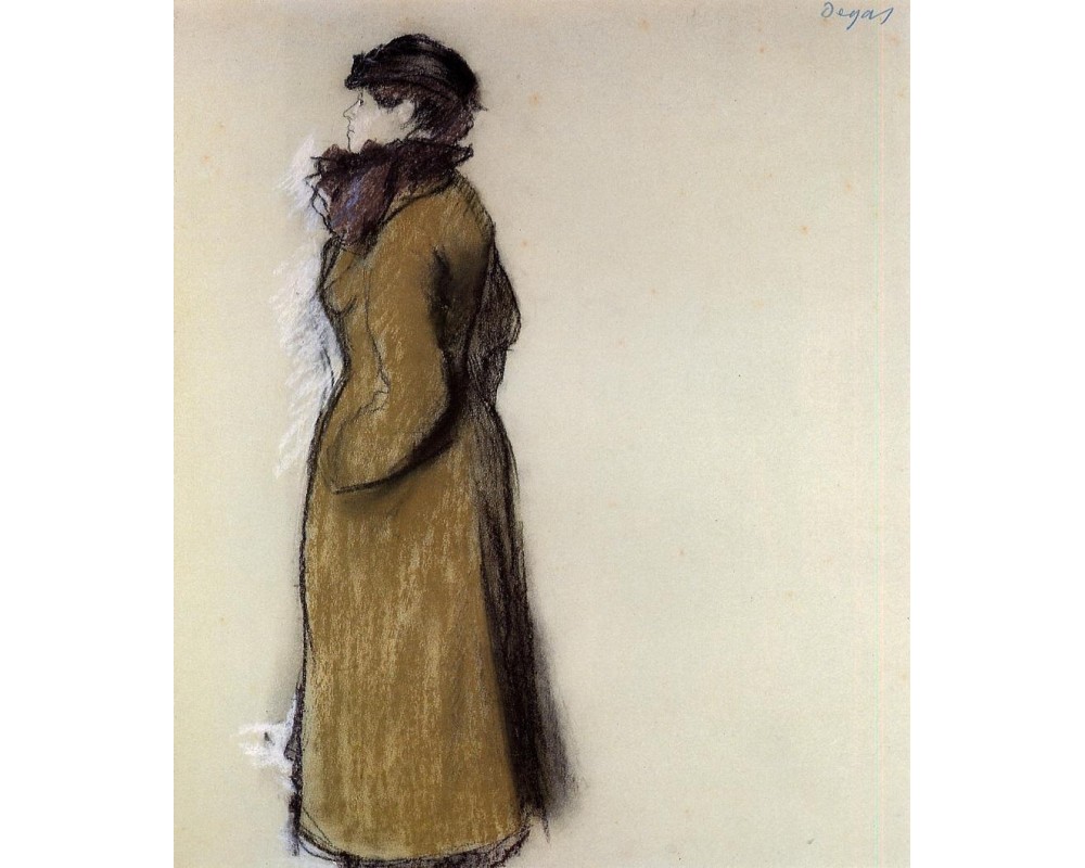 Woman in Street Clothes, Portrait of Ellen Andrée