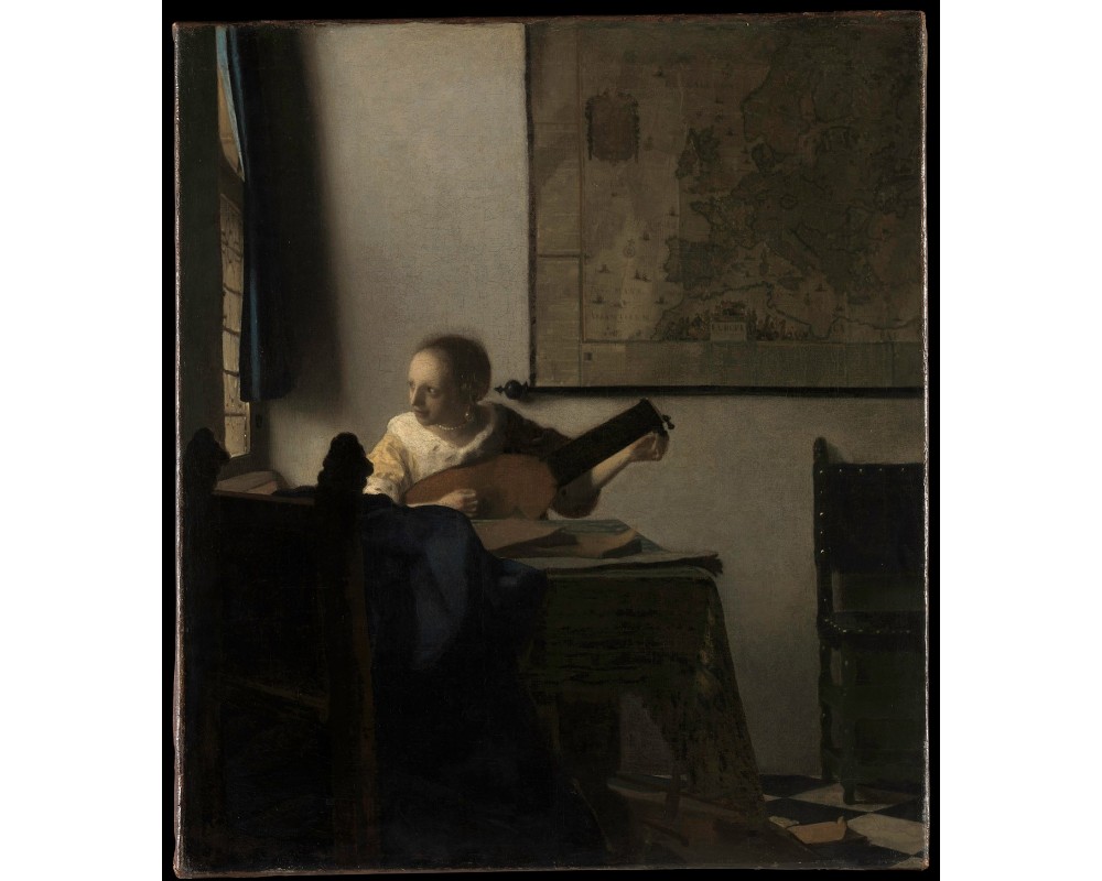 Woman with a Lute